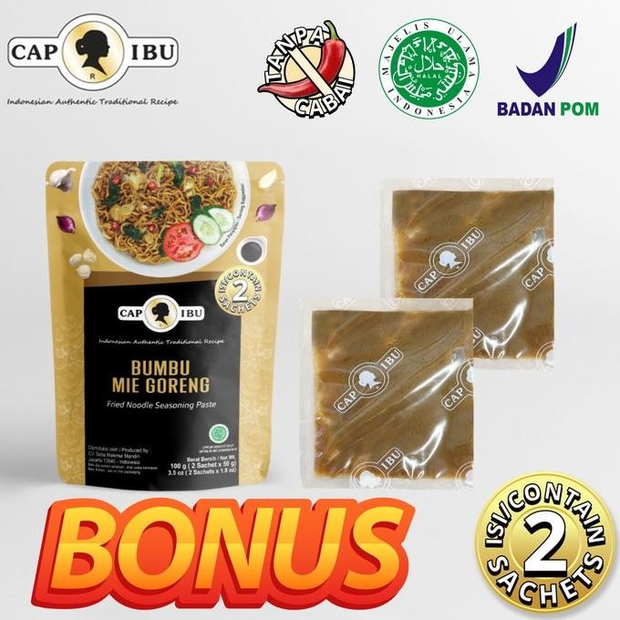 

[PAKET HEMAT] CAP IBU Bumbu Nasi Goreng dan Bumbu Mie Goreng Instan Pouch FA