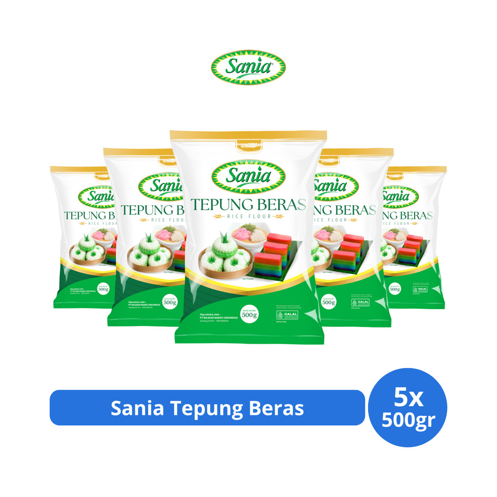 

Sania Tepung Beras 500gr x 5 pcs