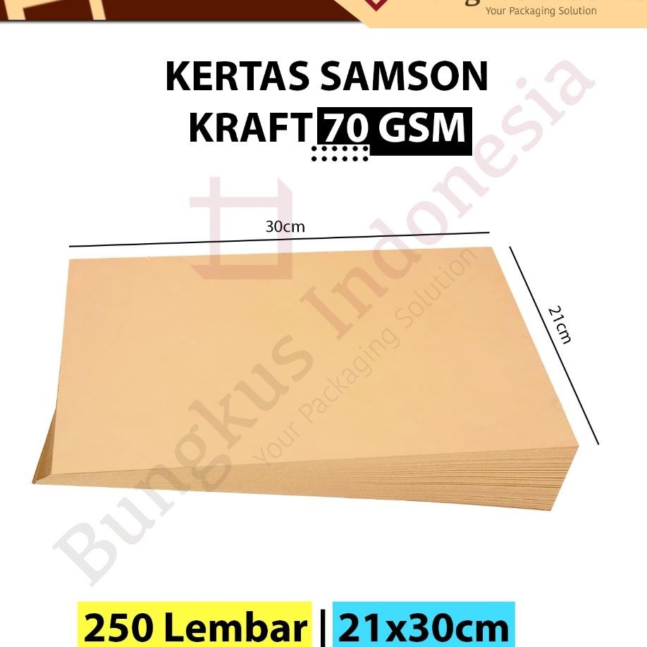 

Kertas Samson A4 21X30Cm Isi 250Lbr