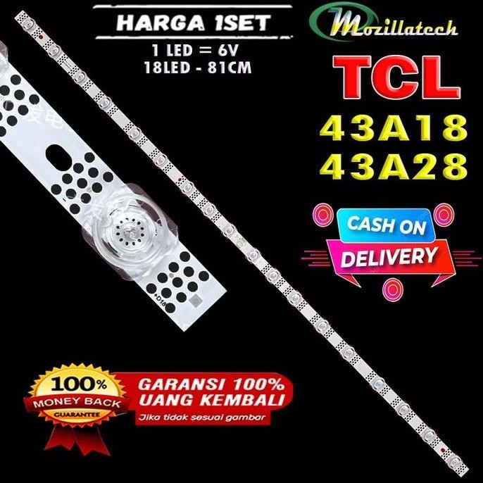 TERMURAH - BACKLIGHT TV TCL 43A18 43A28 BACKLIGHT TV TCL 43A18 43A28