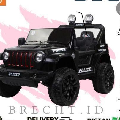 Mainan Anak Mobil Aki Jeep Rubicon Unikid Uk 871 Ban Karet Jok Kulit