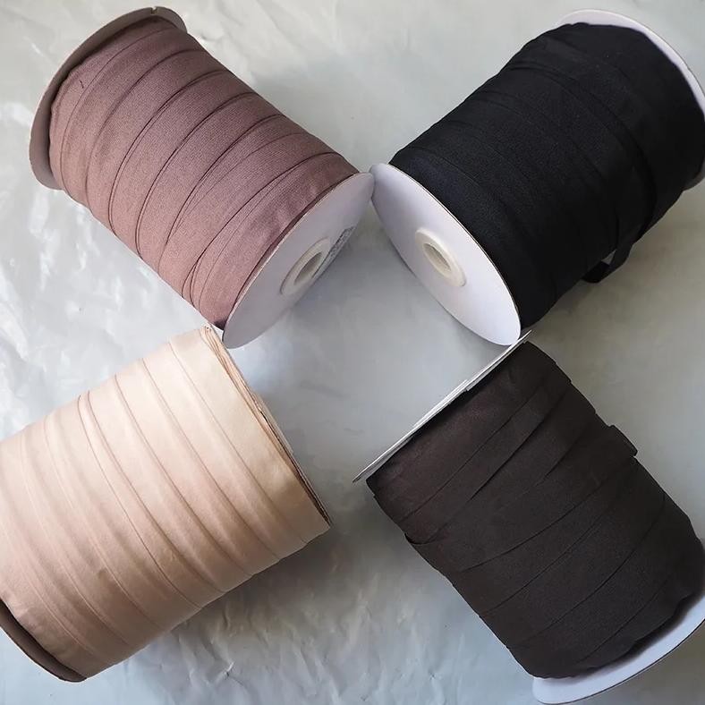 

14mm Cloth Ribbon for Making Wig Caps, Edge Sewing Materials, 200 Yards/Roll