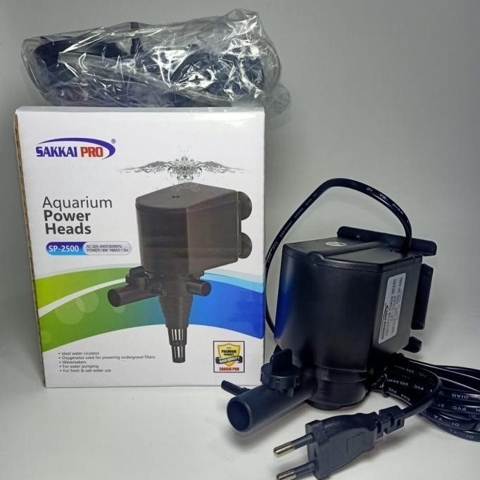 Pompa Aquarium Power Heads Filter Celup Sakkai Pro Sp 2500 18 Watt