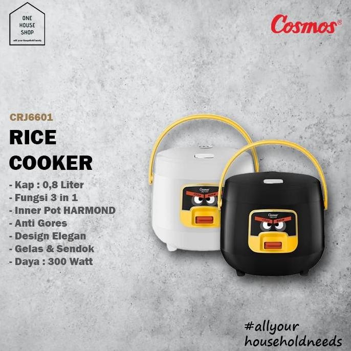 Segera Miliki  Mini Rice Cooker Cosmos Magic Com 0,8 Liter Harmond Crj6601