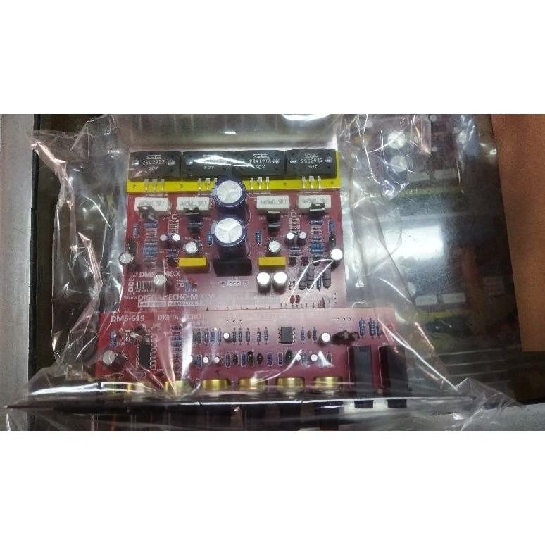 Digital Sound Echo Mixing Stereo Active Speaker DMS 7000X + Panel MP3 Platinum (Bonus Kit Modul MP 3