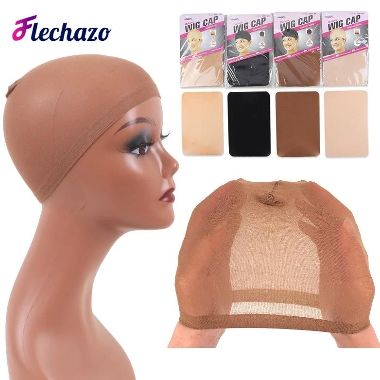 Top Quality Wig Cap for Big Head Brown Stocking Cap To Christmas Cosplay Costume Wig Caps Elastic Li
