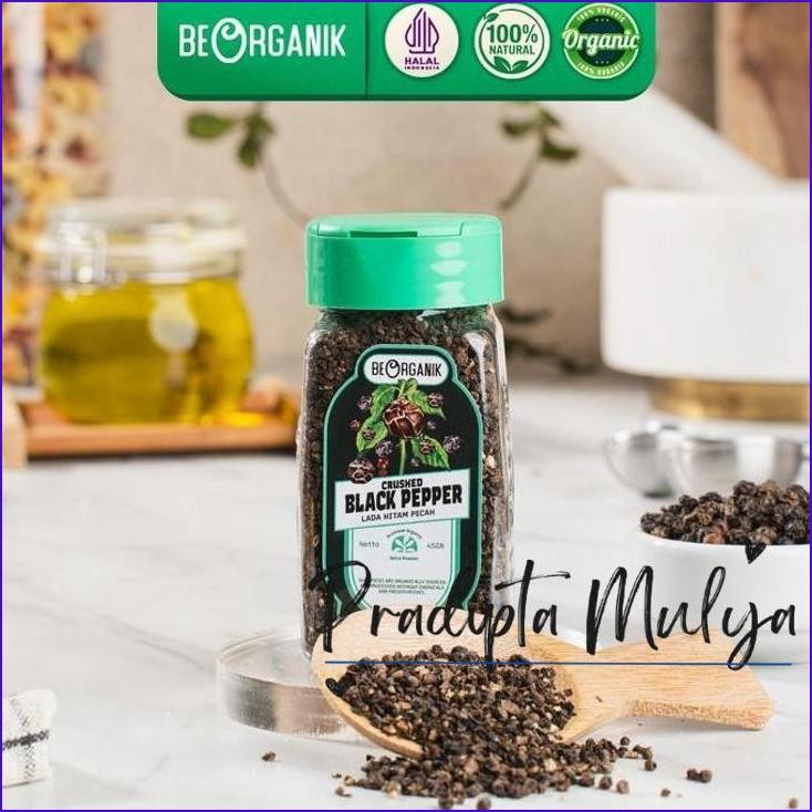 

Stok Ready.! Beorganik Crushed Black Pepper / Lada Hitam Pecah Asli Organik