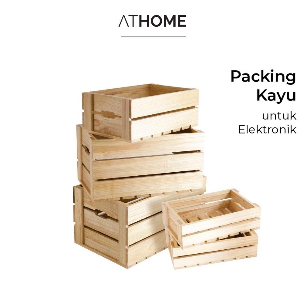 

MINDU ATHOME Packing Kayu - Untuk Barang Elektronik