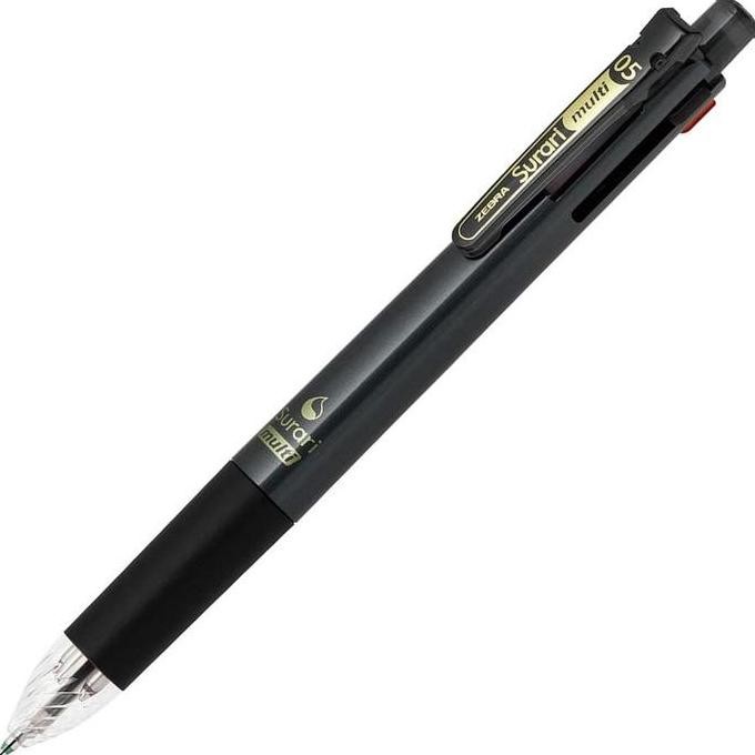 

BEBAS ONGKIR - Zebra Surari Multi 0.5 mm 4 Color Emulsion Ink Ballpen + Mechanical Pencil