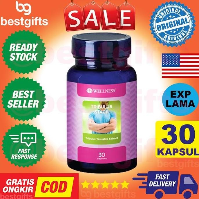 TERBARU - WELLNESS TRIBULUS 625mg 30 KAPSUL
