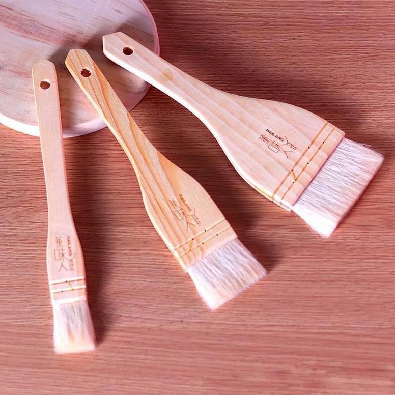 

baru kuas oles kue bulu domba - cooking brush / kuas mentega / kuas baking