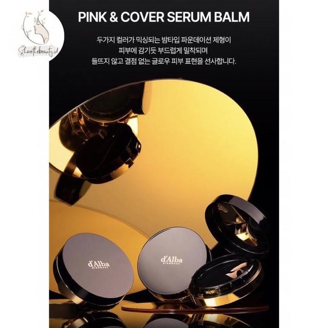 D'Alba Piedmont Skin Fit Grinding Serum Cover Pact 20gr SPF50+ PA++++ Compact Foundation Original Ko