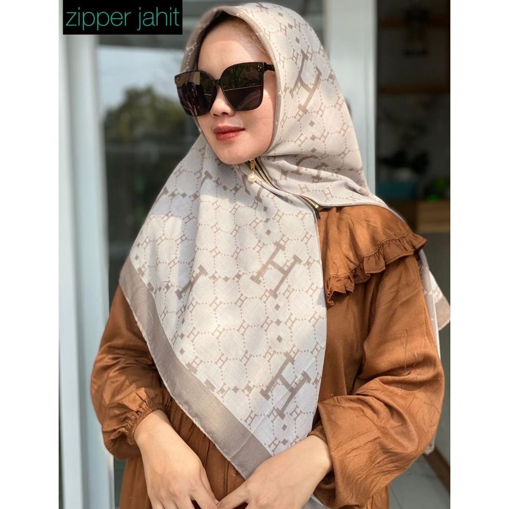 Gudang Pabrik Hijab Murah - Jilbab Instan | Hijab Segi Empat Instan - Hijab Zipper Resleting - Kerud