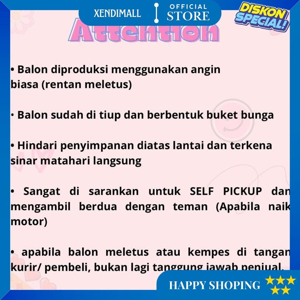 Buket Balon Bunga ( Selesai 2 Jam ) Instan /Hadiah Wisuda,Ulang Tahun Dll Cod