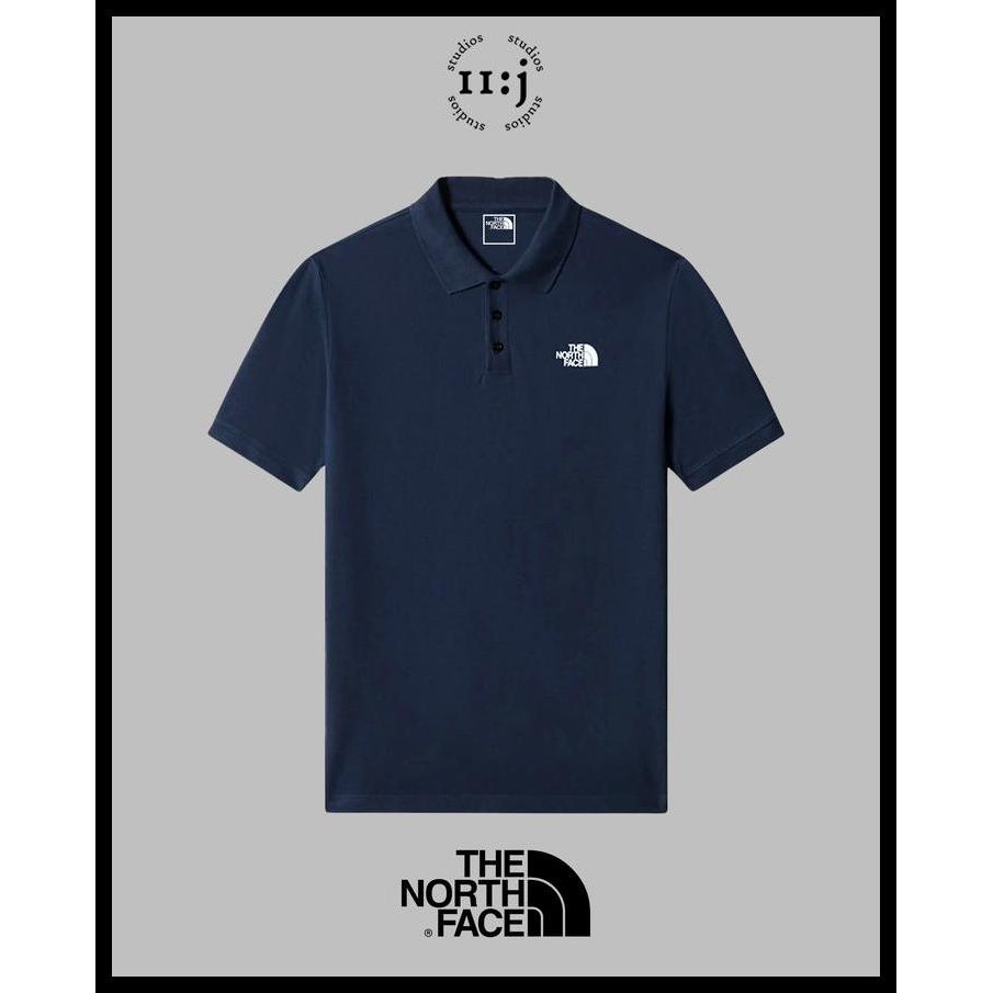 Kaos Polo The North Face Calpine Polo Shirt Tnf Asli Original - Navy Terlaris