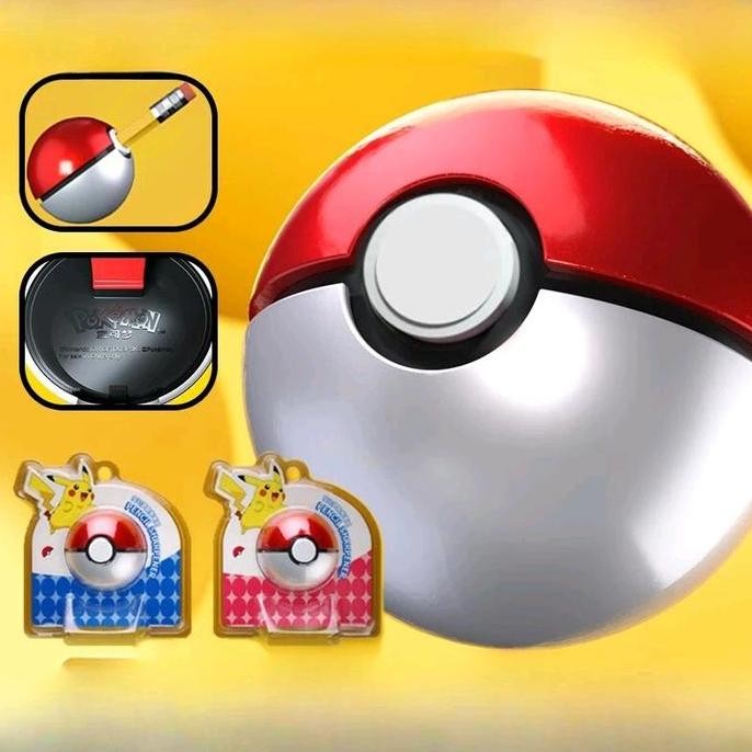 

rautan pensil pokemon ball pikachu