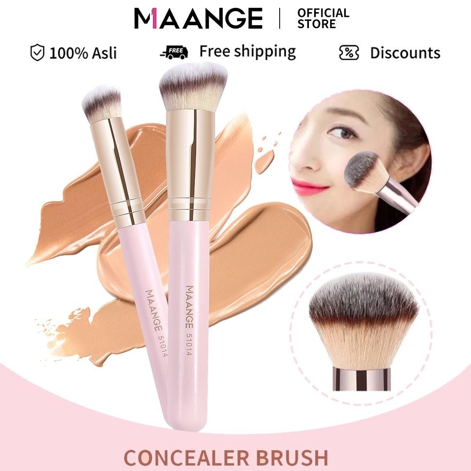 

baru maange 2pcs foundation & concealer brush - kuas makeup sempurna kosmetik set