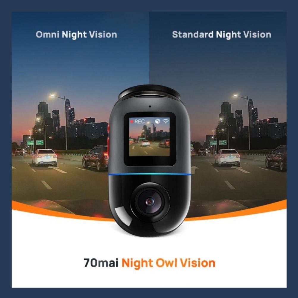 70mai Dash Cam Omni X200 360 Full View 4G Connect HD 1080P FOV 140 Dashcam Kamera Mobil RB11