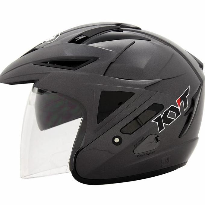 TERBARU - HELM KYT SCORPION KING R SOLID GUNMETAL