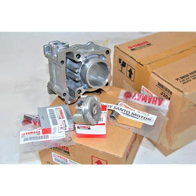 Sepaket Blok cylinder block seher Boring Piston Yamaha Lexi Lexi 125