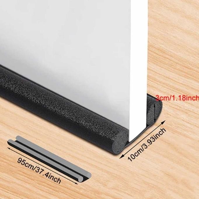 baru Karet Lis Penghalang Debu Serangga Bawah Pintu Rumah Bottom Seal Door