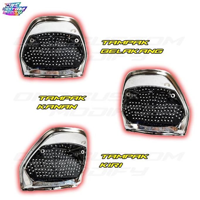. STOPLAMP RUNNING CB150 VERZA LAMPU REM LED BELAKANG 8 & 10 MODE VARIASI MOTOR ONE CUSTOM MODIFY
