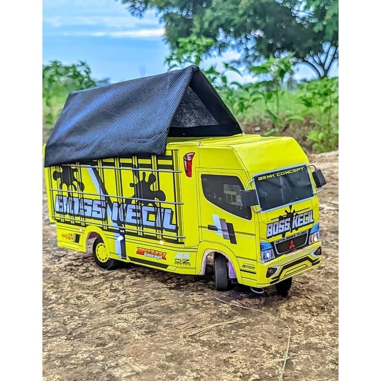 Mainan Anak/Miniatur Truk/Truk Oleng/Miniatur Truk Oleng Termurah/Miniatur Truk Variasi Lampu/Miniat