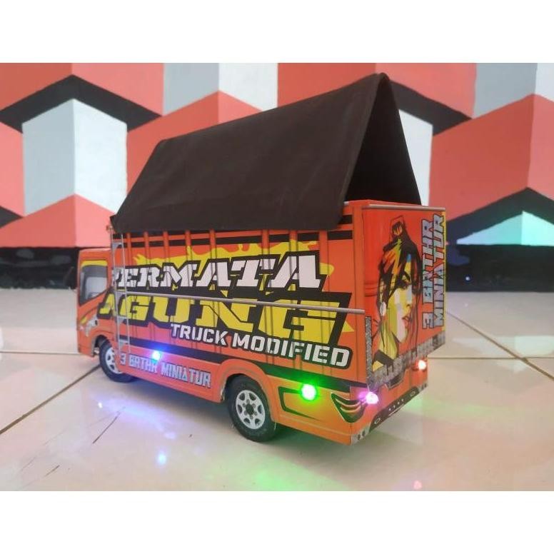 Miniatur Truk Oleng Kayu Permata Agung Murah Termurah