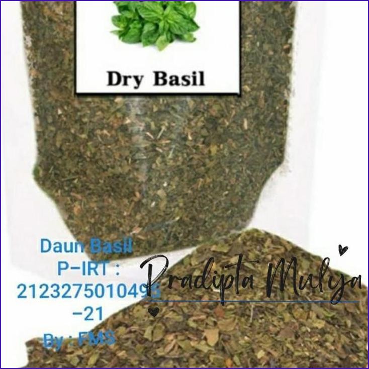 

Masih Ada.! Pure Basil Leaves Dried 100Gram / Daun Basil 100Gram