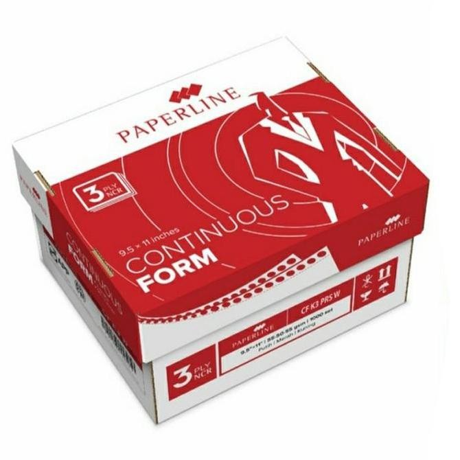 

BEBAS ONGKIR - Paperline PPL Continous Continuous Form 3 PLY CF K3 W PRS