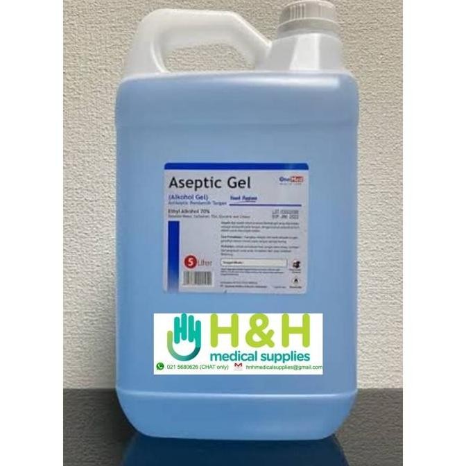 TERBARU - Aseptic Gel Refill 5 liter / Aseptic Gel Refil Onemed / Aseptic Gel / Aseptic Gel Hand San