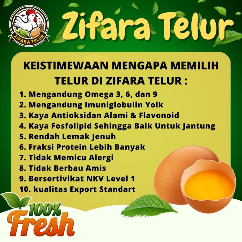

ZIFARA TELUR - 1 BUTIR TELUR BEBEK TAWAR PREMIUM