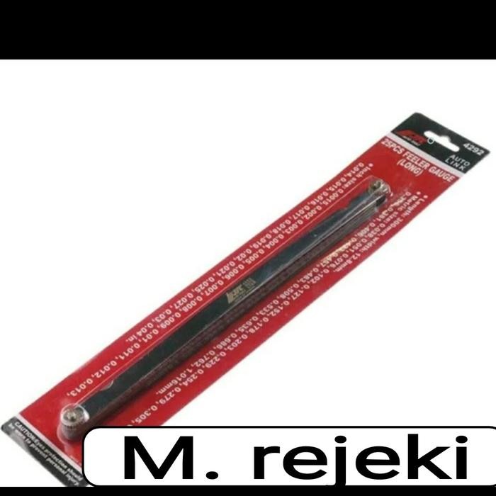 Feeler Gauge Long 30cm 25 pcs Blade Metric Inch Blades JTC 4292