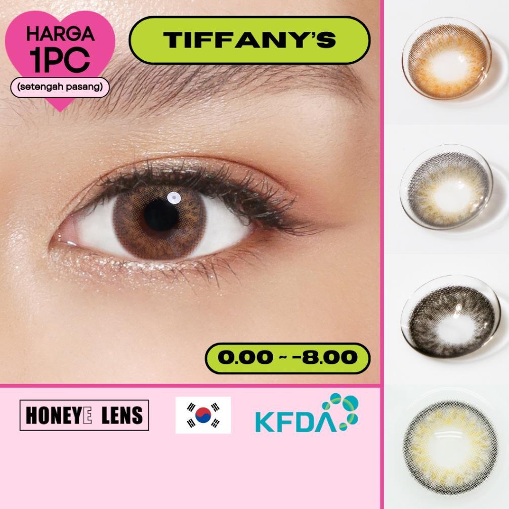 Honeyelens Softlens - Tiffany's | Soflens Premium Korea | Best Seller | Soflen Minus (1pc/sebelah) B