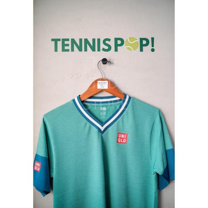 Baju Tennis Uniqlo Kei Nishikori US OPEN 2014 - Green