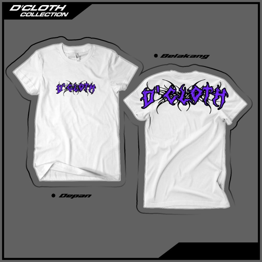 Promo T-Shirt D'Cloth Oversize Style Original Katun Pe 24S Lengan Pendek Super Premium Kaos Original