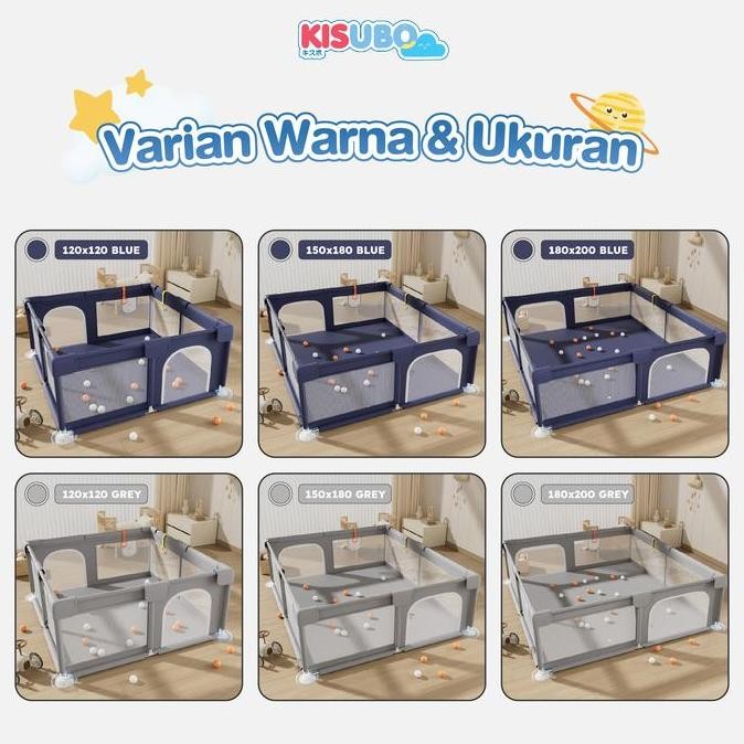 Lalamei  Playpen Pagar Pengaman Bayi Tempat Bermain Anak Pagar Mainan Anak Pagar Bayi Kolam Main Ana