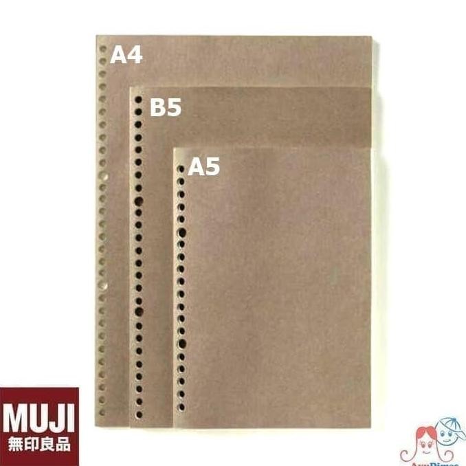 

TERLARIS - MUJI - GRID Loose leaf Notebook Can be peeled off - binder A5/B5/A4