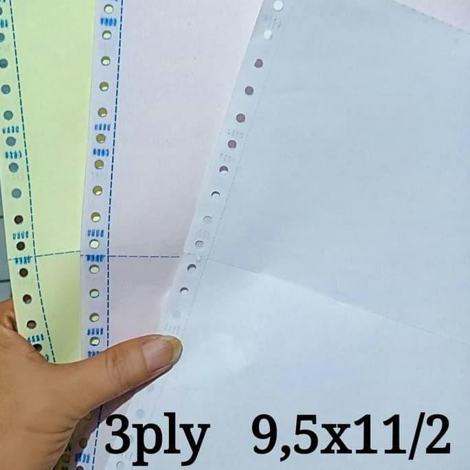 

NEW Kertas 3ply komputer continuous form 9.5x11/2 isi 250set