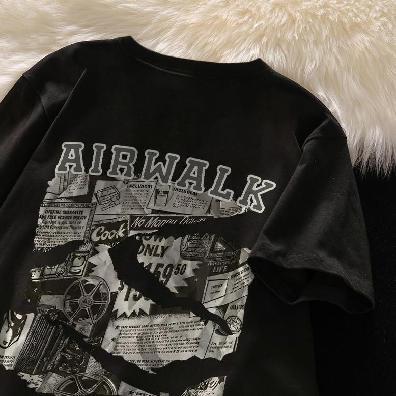 Promo Basuketo Pria Black Tees Kaos Hitam Pria Lengan Pendek Cotton Combed 24S Baju Oversize Pria Di