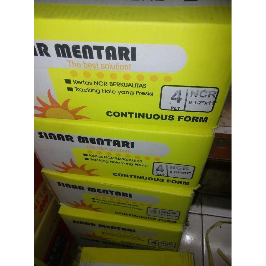 

TERLARIS - Continuous form sinar mentari 9.5 x 11- 4 ply