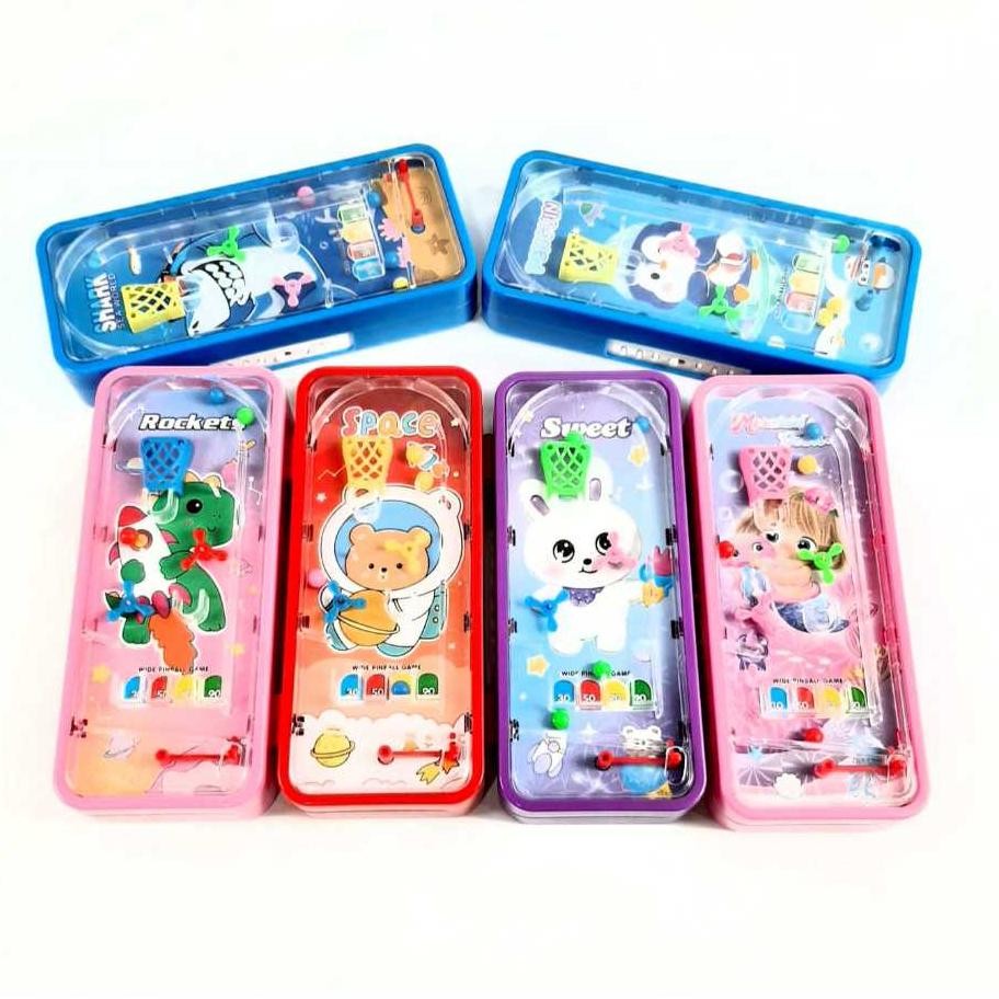 

Et-12 Grosir (1Pcs) Kotak Pensil + Game Pinball Mainan Anak Dan Kunci Nomor Uk 20X9X4Cm Et-12
