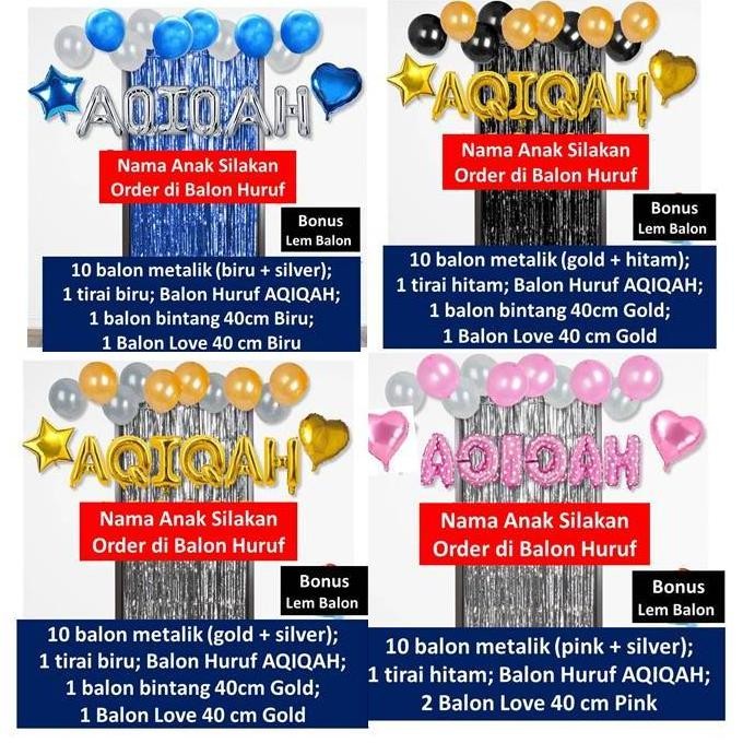 Paket Dekorasi AQIQAH