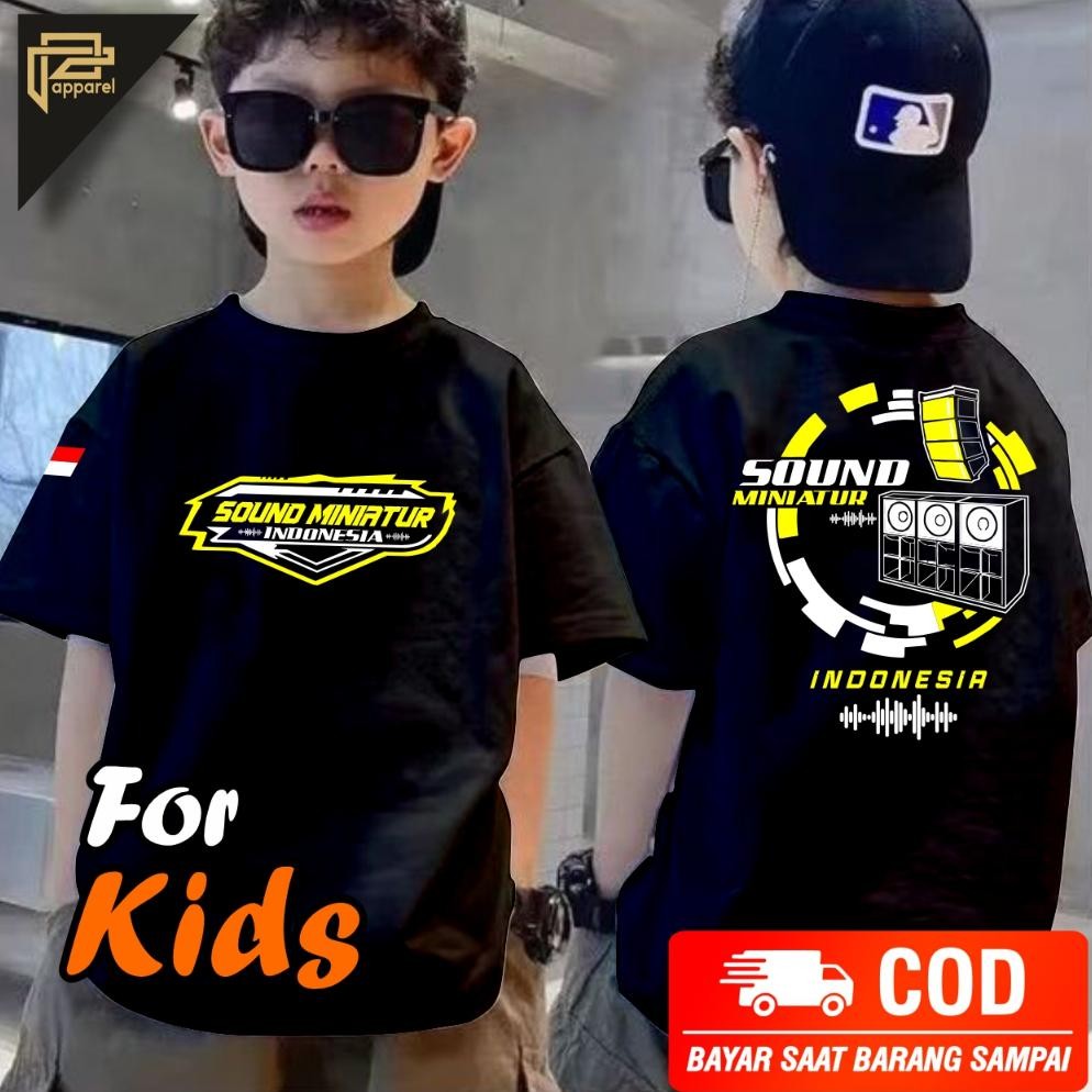Promo Baju Anak Sound Miniatur Sound System Audio Bahan Adem