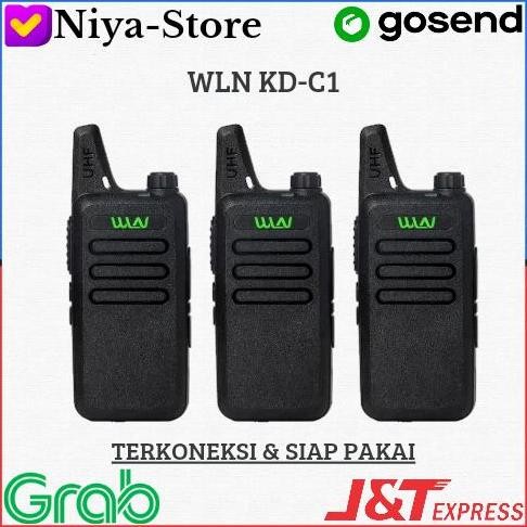 TERLARIS - Paket 3 Unit HT WLN KD-C1 (Terkoneksi)
