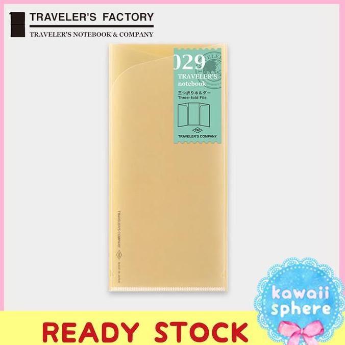 

NEW Travelers Notebook Refill 029 | Regular Size | 3-Fold file | Ready