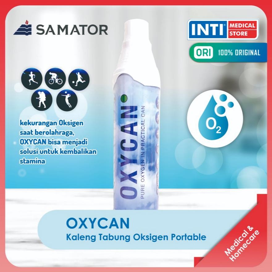 Samator | Oxycan | Kaleng Tabung Oksigen Portable | Oxygen RJ