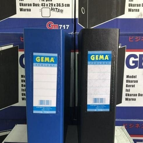 

TERLARIS Odner Gema 717 Folio Hitam/Biru 12 Pcs Karton Siap kirim