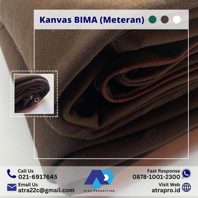 Terpal Kanvas Bima Bahan Kain Canvas Bima Harga Termurah [Ready Stock] Kualitas Premium