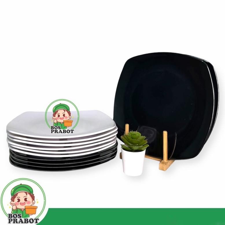 6 PCS PIRING MAKAN 10INCH / PIRING MAKAN BESAR 10 INCH / PIRING CEPER JUMBO / PIRING MELAMIN ASLI